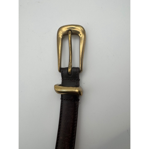 Coach Brown Leather Belt Size S - Picture 2 of 5